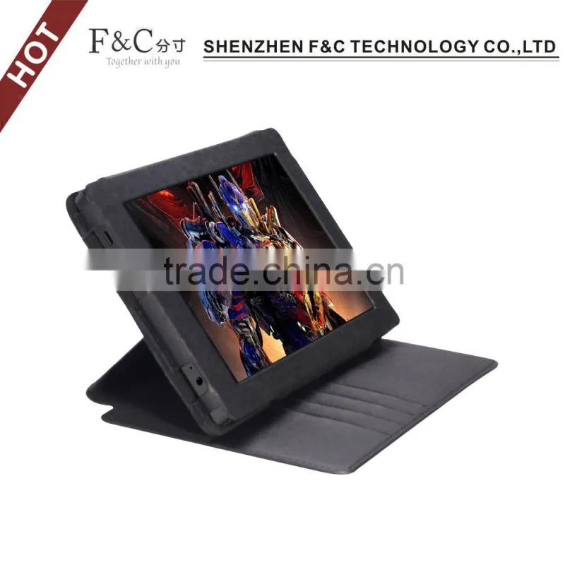 Ultra-thin PU stand case for Amazon Kindle Fire HD 7 case for kids