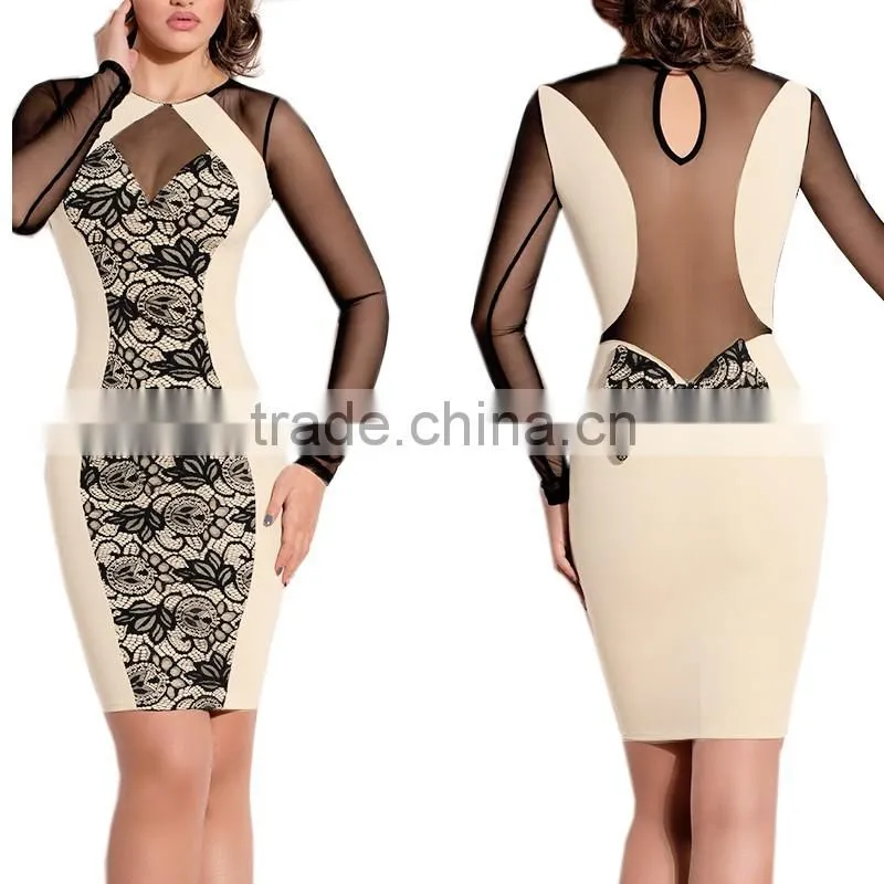 Sexy Women Sleeveless Two Piece Crop Top Bodycon Dress For Night Clubwear Party