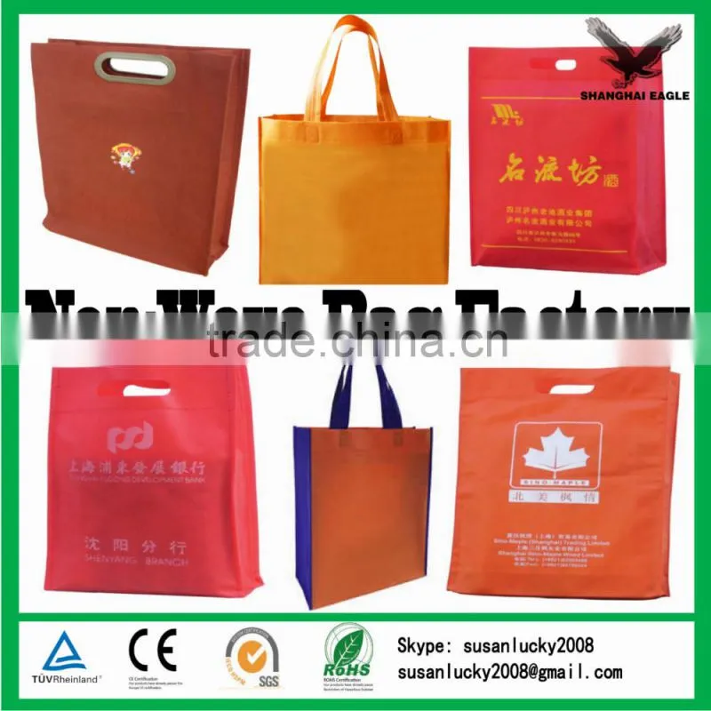 2015 New Design Strong Die Cut Non Woven Bags