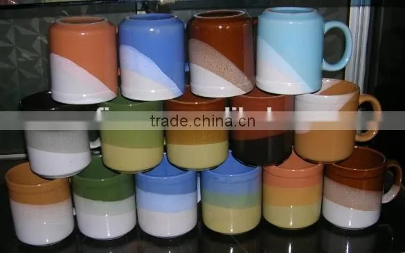 Brown coffee mug stock ,Three color cup stock , zebra mug stock