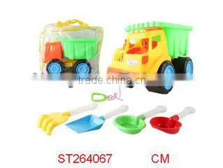 Plastic toy beach car