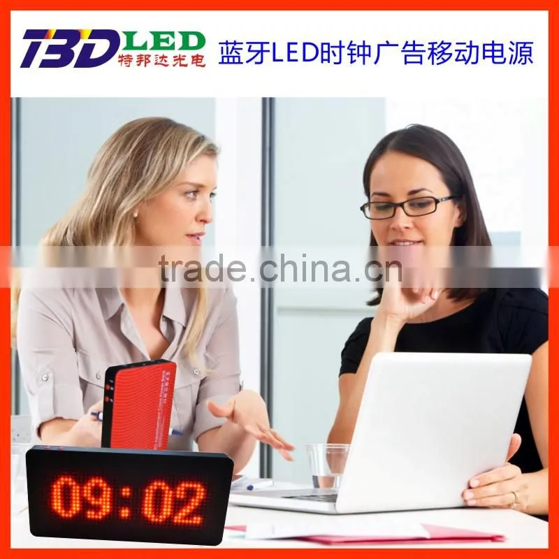 Fast charging LED power bank with 10000mah High capacity mobile power