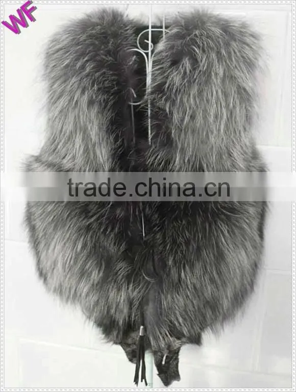 Nice Look Outdoor Fake Fur Vest Women Faux Fur Vest