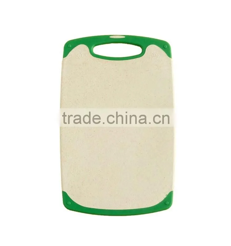 2016 new design eco friendly plastic bamboo fiber cutting board set