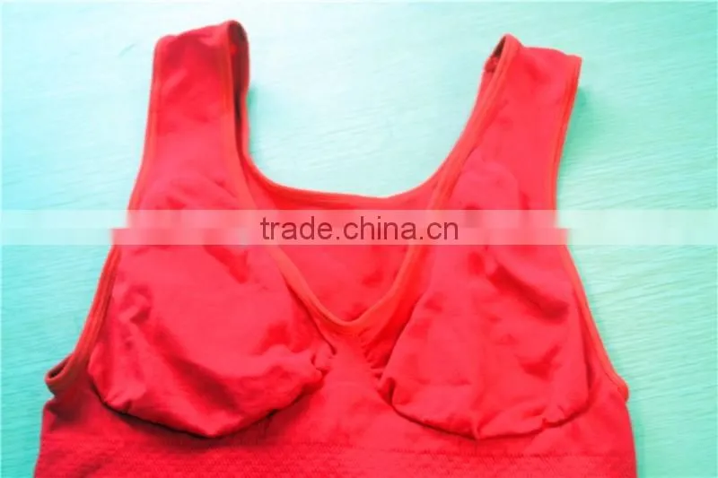 Women seamless camisole sports crop tops ladies underwear