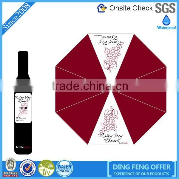 Fashion style Cartoon pattern Bottle Umbrella,folding sun umbrella wholesale