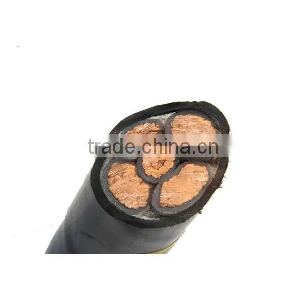 High quality 5 core Copper conductor Steel Tape Armoured Power Cable