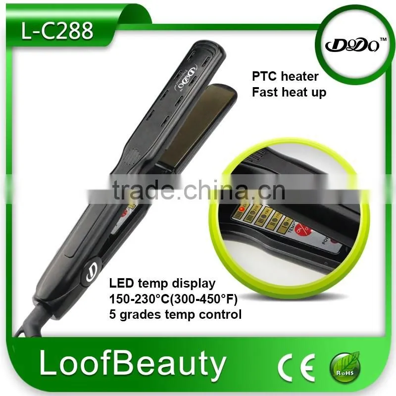 1.5 inch 4 in 1 interchangeble hair straightener