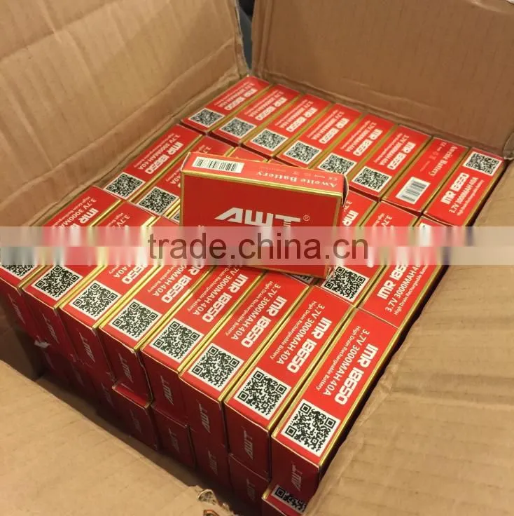 AWT 18650 3000mah 40A Hebe vapor vape mod box mod 200w rose gold vape mod awt 18650 for vape 2016 box mod