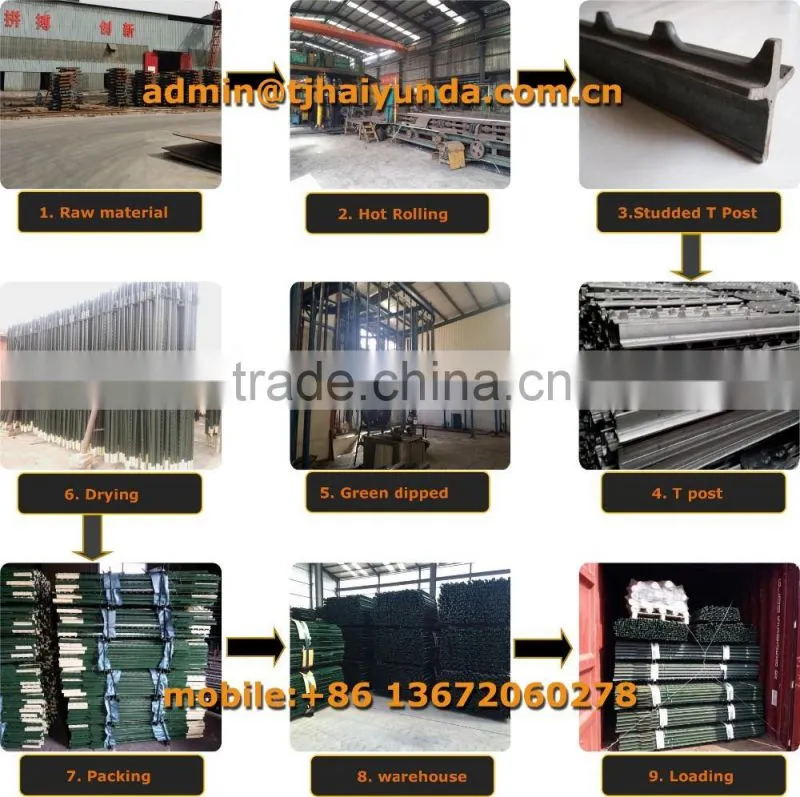 Barbed Wire Metal T Fence Post / Metal T Post