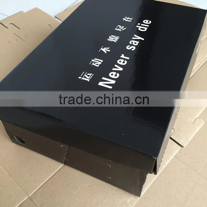Recyclable Storage Black shoes box