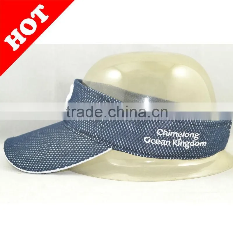 2014New fashion plastic sun visor cap