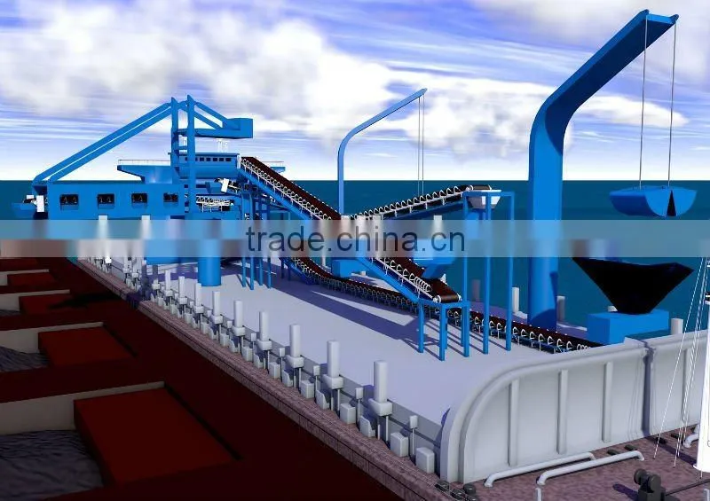 Continuous loader on boat