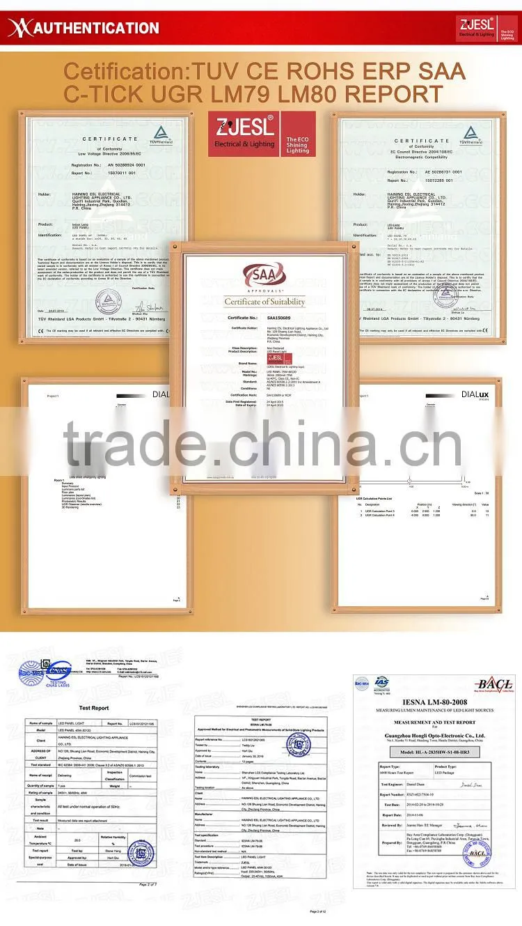 C-tick, EMC, SAA 300*300 Led panel light Surface mounted