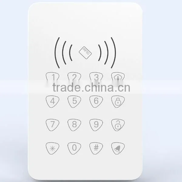 RFID keyboard with Touch screen ! Nice design wireless keyboard with SMS alert when lower power