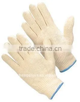 Comfortable Natural String Knit Glove, Cotton working glove, Safety products