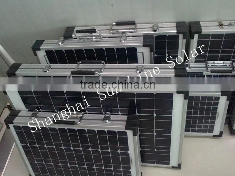 High quality 80w portable solar panel kit