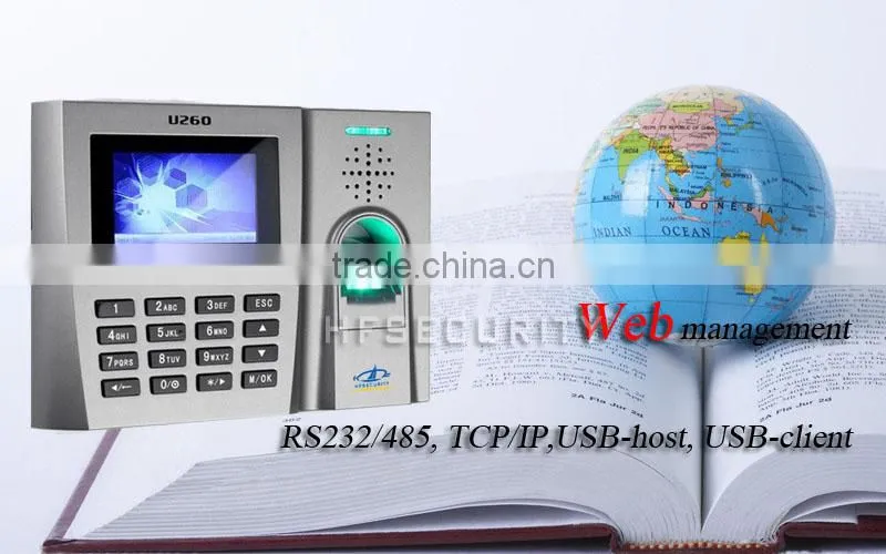 Best Price Network And Standalone TFT Screen Digital Granding Fingerprint Time And Attendance (HF-U260)