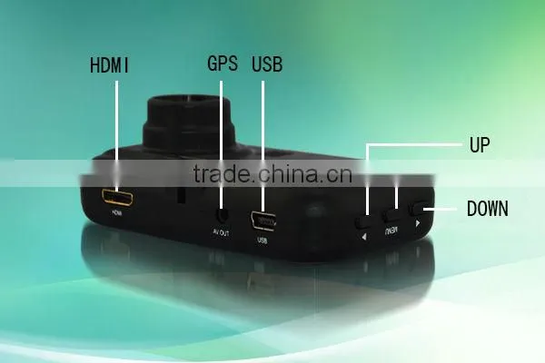 external car dvr camera 2.4 inch LCD Wide Dynamic technology GPS G-sensor 4X digital zoom dvr camera