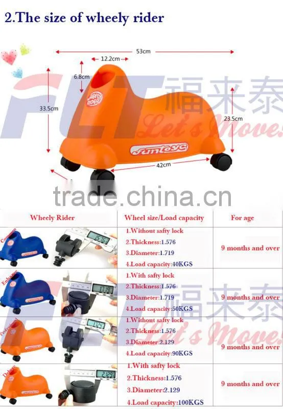 CE approved FLT-1012 power wheels toy car to exercise the foot and direction