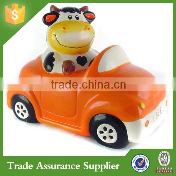 Best selling chinese movie polyresin wuba coin bank for kids