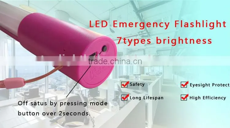 DC5V Rechargeable Battery Power Source led flashlight torch