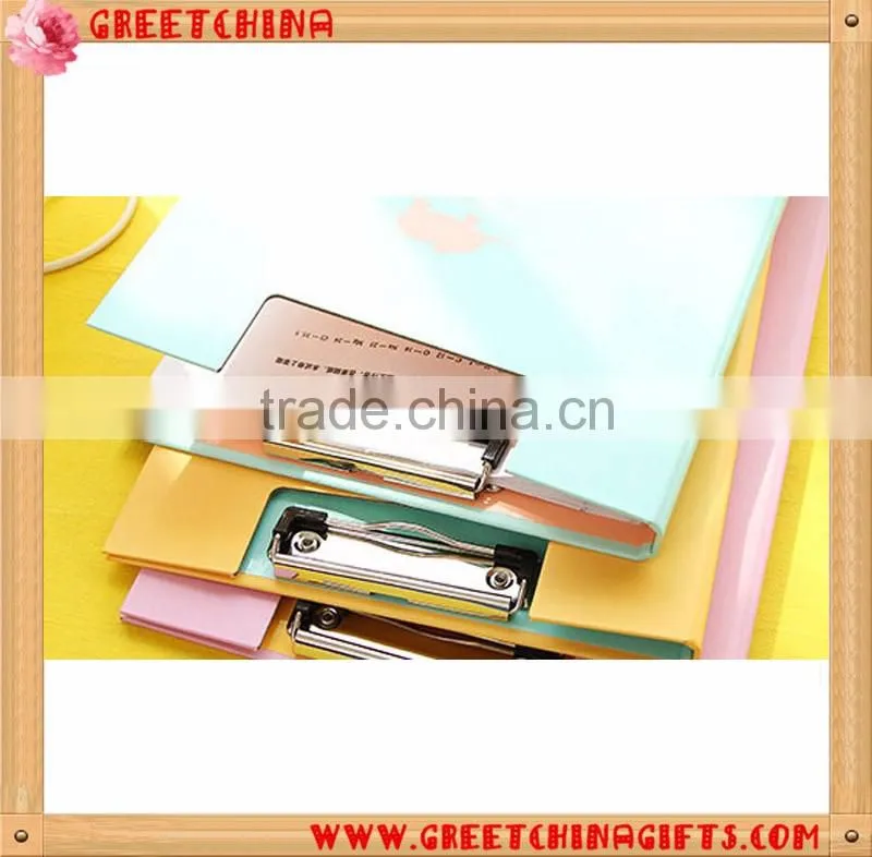Fresh Style Korea Stationery Cute Animal Shadow Design A4 Clip File Portfolio File Folder
