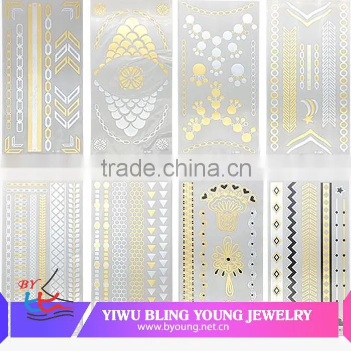 Eco-friendly high quality metallic star foil sticker