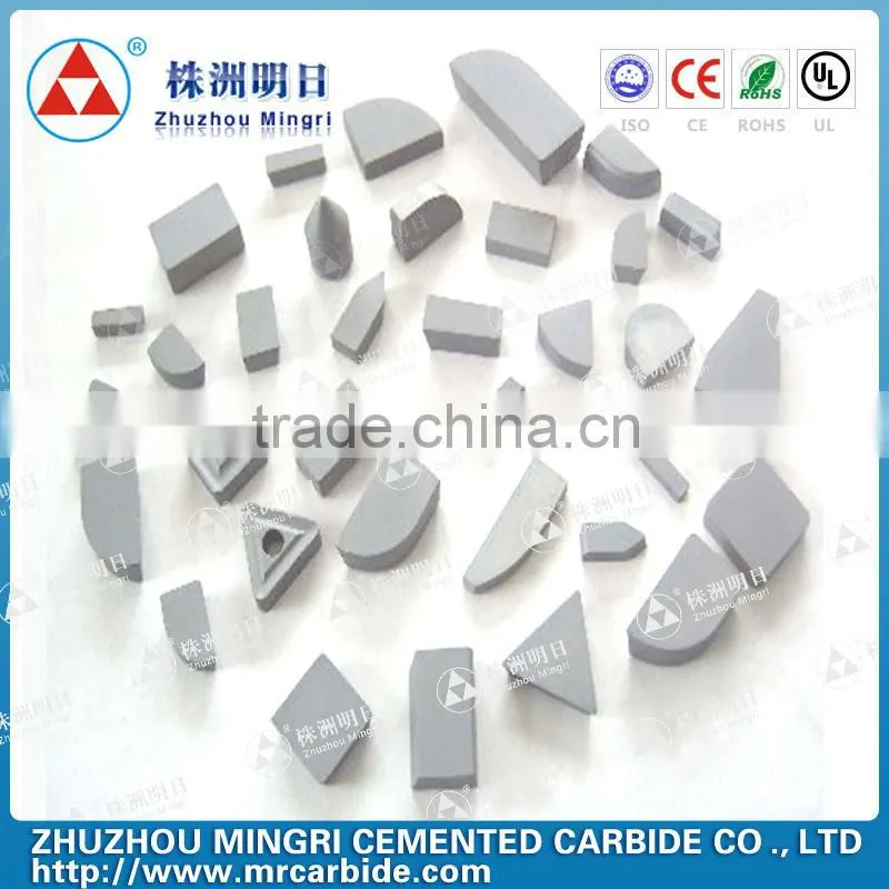 Zhuzhou originCemented carbide brazed tips for the machining of hardening steel