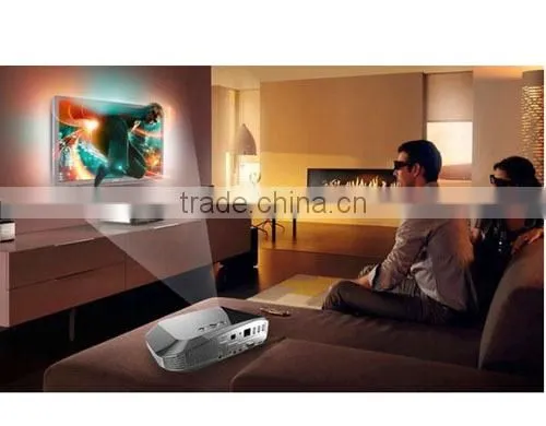 2016 New Arrival 1500lumens hd mini led projector 3d 1080p Ultra Short throw Projector