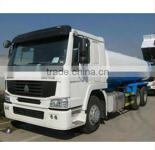 Hot sales in Zambia Sinotruk howo 10 m3, 15m3, 18 m3 water tank truck