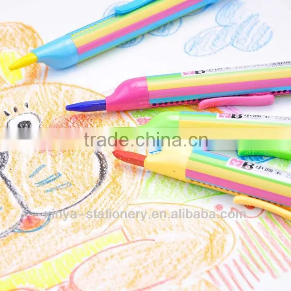 student' crayons,4 colors rotating crayon,4 in 1 crayon