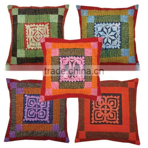 Assorted Kantha Cushion Covers Lot Online