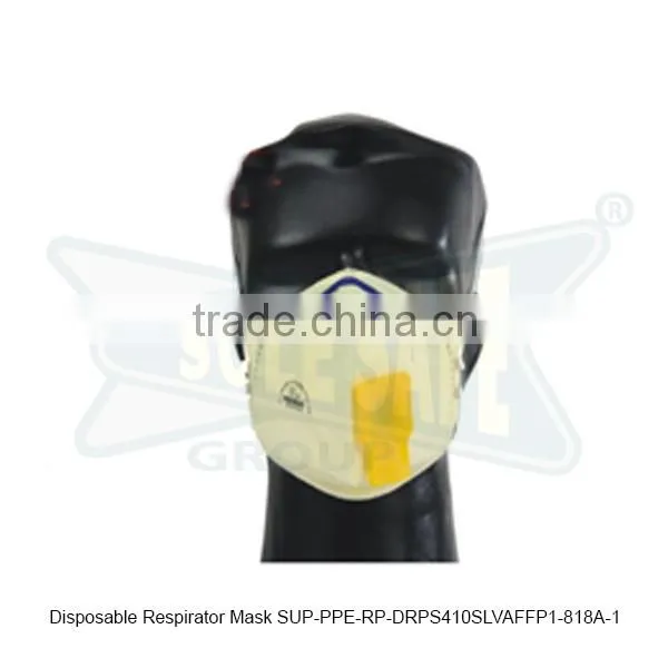 Disposable Respirator Mask ( SUP-PPE-RP-DRPS410SLVAFFP1-818A-1 )