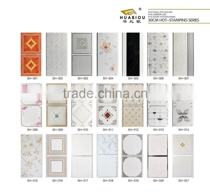 pvc decorative roof ceiling tile