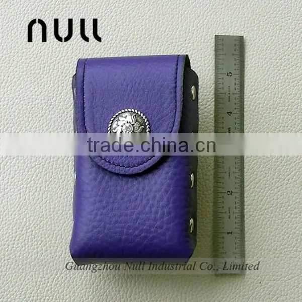 wholesale genuine leather tourist souvenir cigarette case