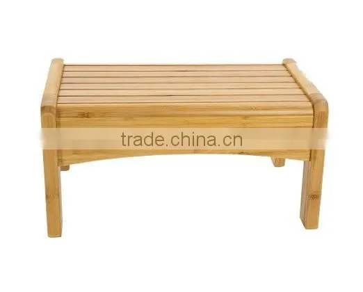 2016 New Bamboo Adjustable foot stool Toilet Stool