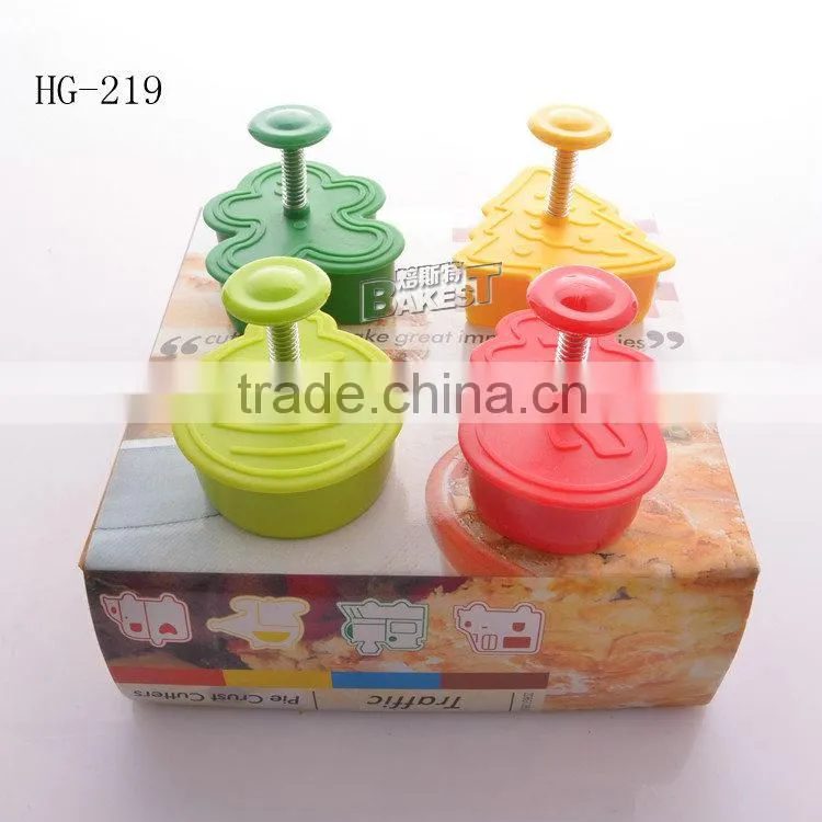Christmas Cookie Cutter/mini cookie cutters plastic/different shapes cookie cutter #HG-219