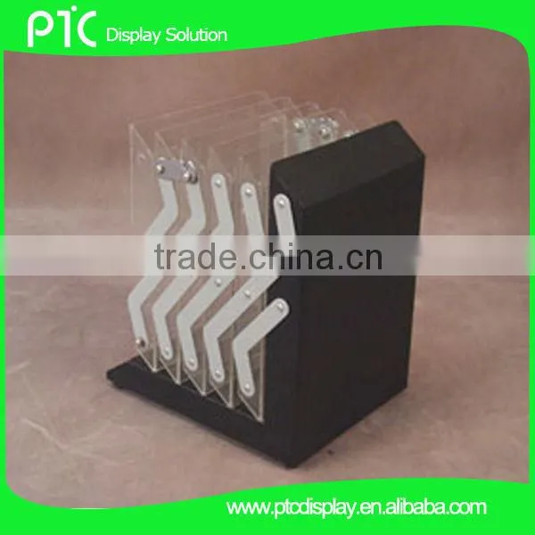 Plastic brochure holder