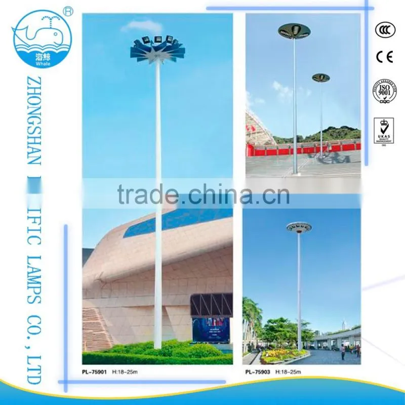 Factory design led street light sinozoc high mast pole lighting on sale