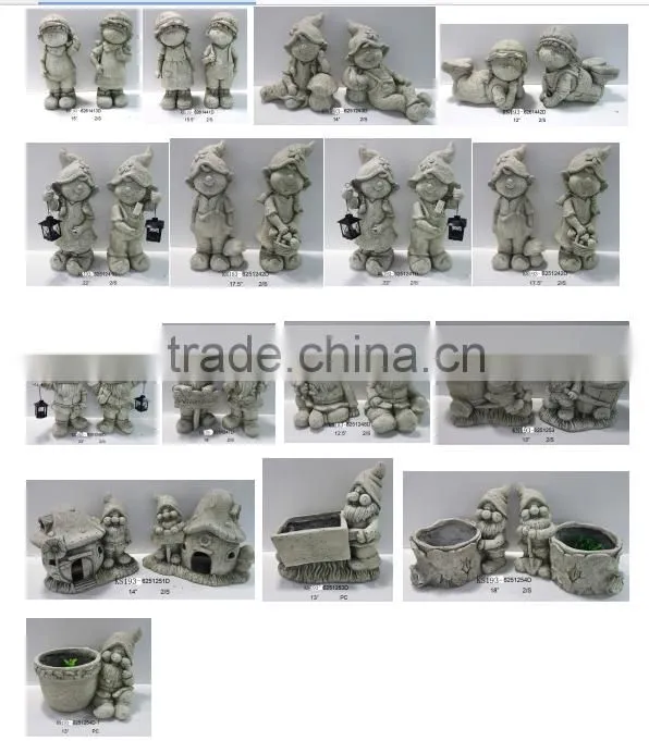 Garden decorative Mgo crocodile statues