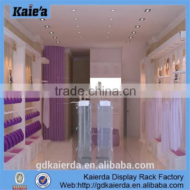 Custom underwear rack decoration/underwear shop design