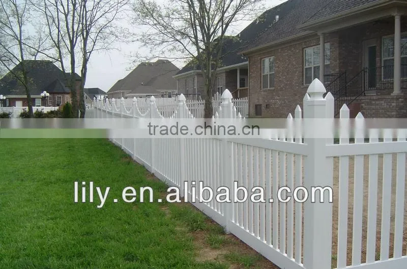 vinyl fence ,100% virgin material, strong uv resistance