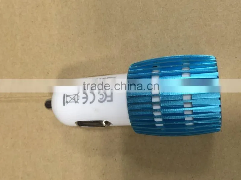 2016 new hot portable 5v 2.1 a usb charger dual usb car charger for mobile phone