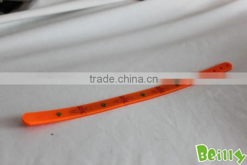 Fashion style high quality factory manufacture silicone bracelets