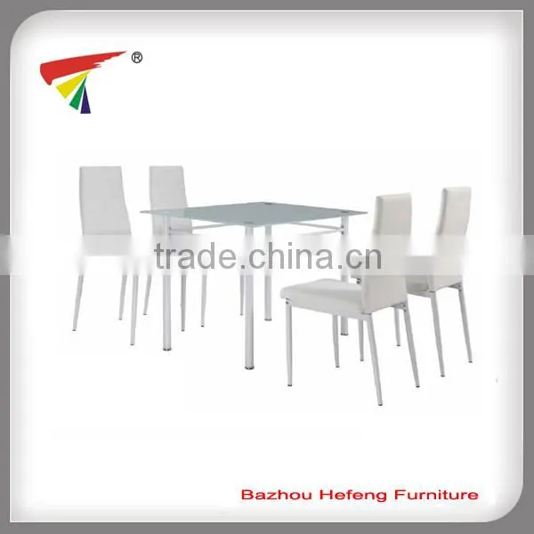 GLASS DINING TABLE AND 4 DINING CHAIRS SET BRAND NEW
