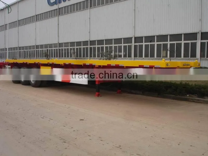 CIMC Brand Three Axle Flat-Bed Trailer For Sale