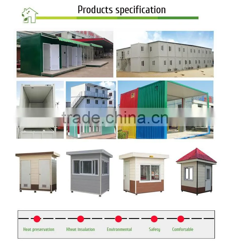 beautiful prefab steel house security room