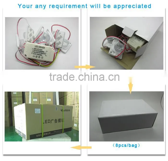 hgh brightness 1W led module for lighting box