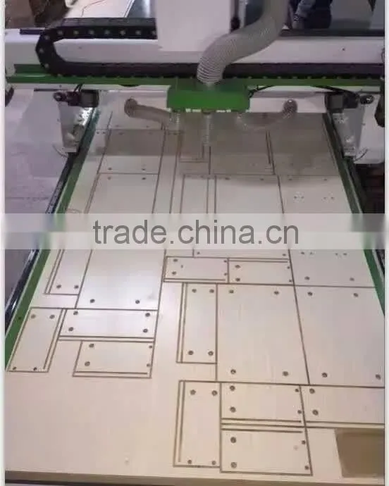 Automatic wood carving machine loading and unloading panel furniture production line best price for sale